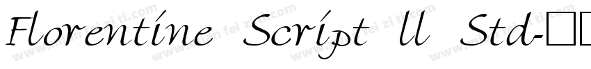Florentine Script ll Std字体转换